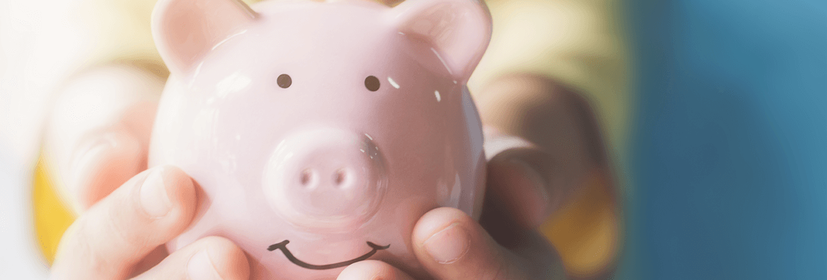 piggy bank hands holding piggy bank
